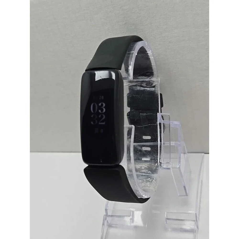 Fitbit Inspire 2 Fitness Tracker Black Heart Rate Monitor Tested No Charger